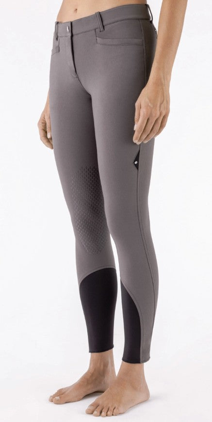 Pantaloni da equitazione da donna Ash, grip al ginocchio X-Grip