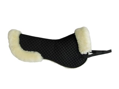 Sattelpad mit echtem Lammfell - Half Pad