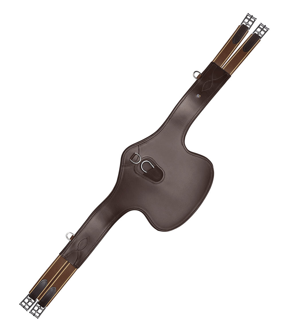 Ledersattelgurt mit Bauchlatz Waldhausen