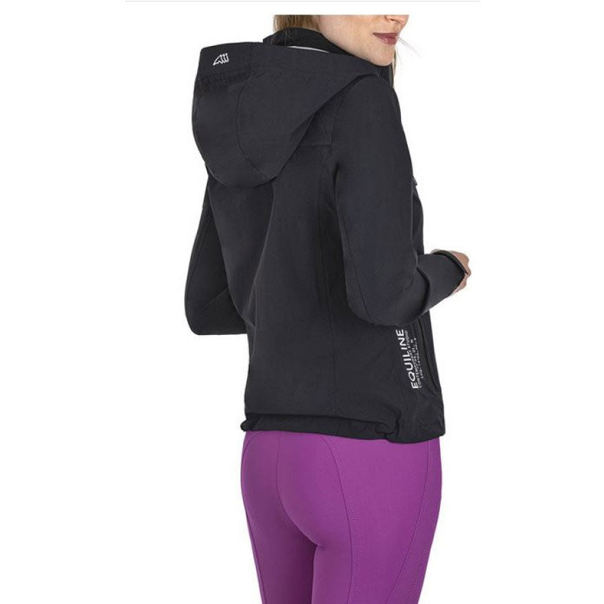 Equiline Damen Regenjacke Caterc, black Equiline