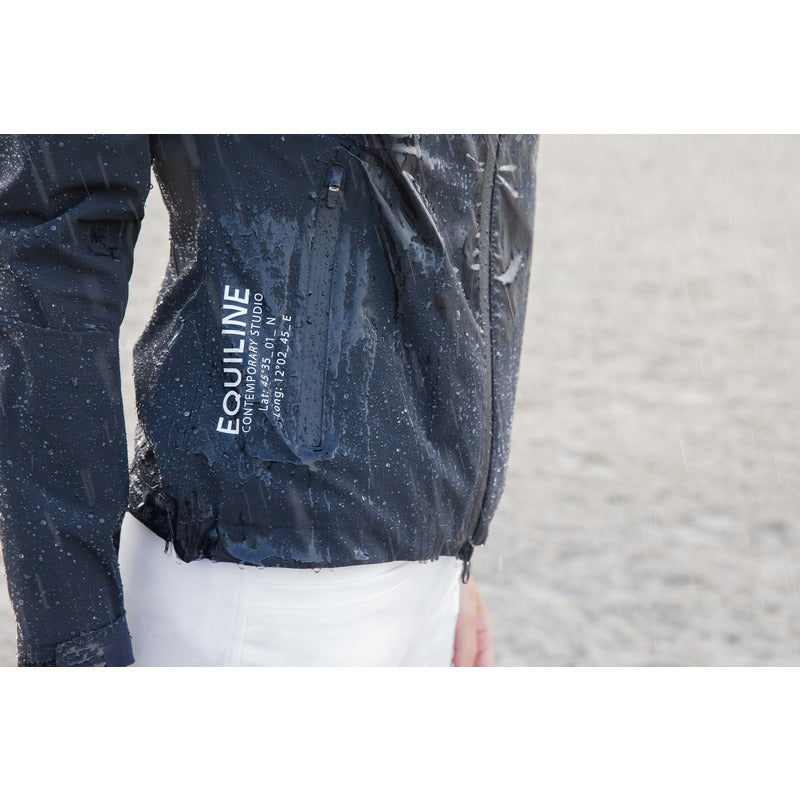 Equiline Damen Regenjacke Caterc, black Equiline