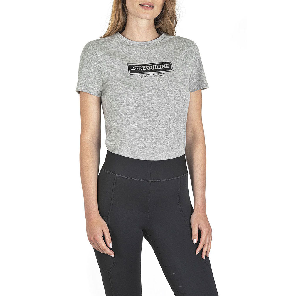Equiline Damen T-Shirt Chynac, grey melange Equiline
