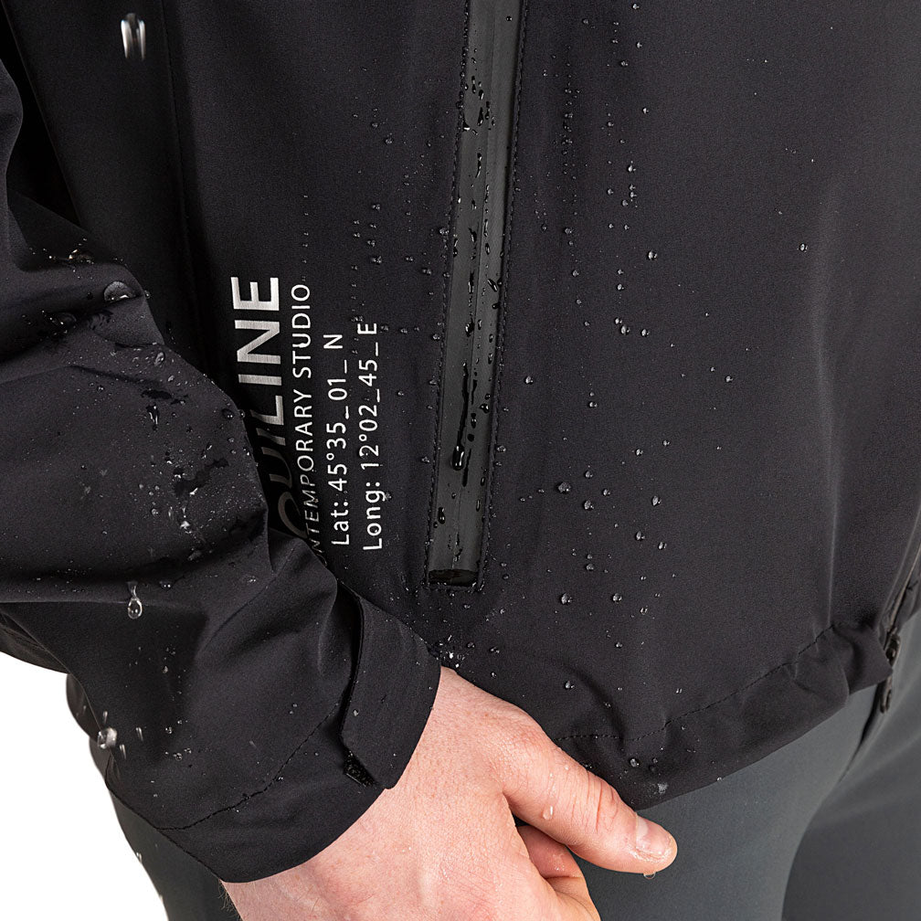 Equiline Herren-Regenjacke, Colinec, black Equiline