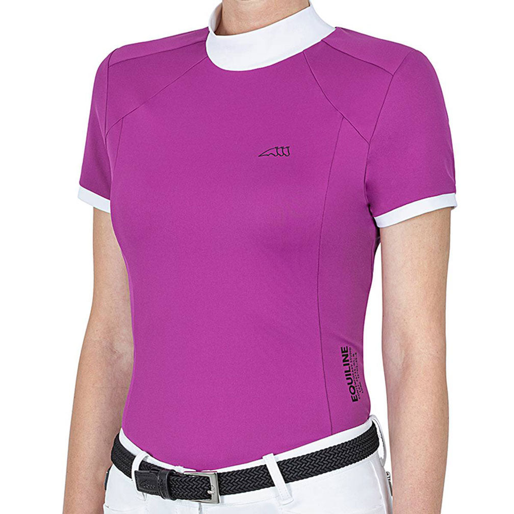 Damen Turniershirt "Cynac", violett Equiline