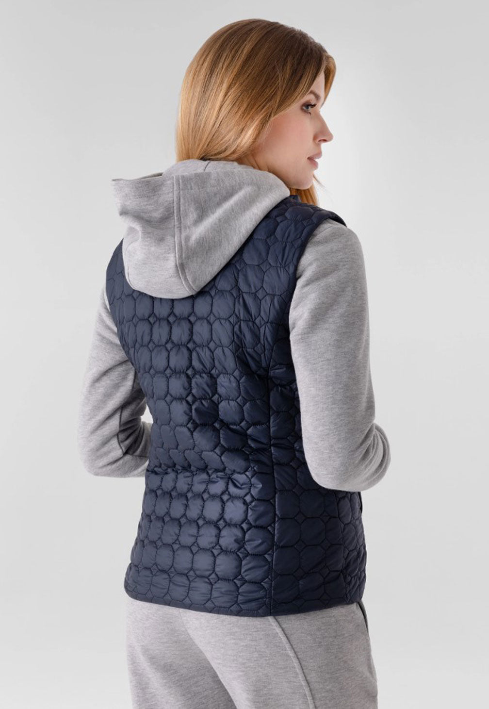 Steppweste Octagon "Edaev", navy Equiline