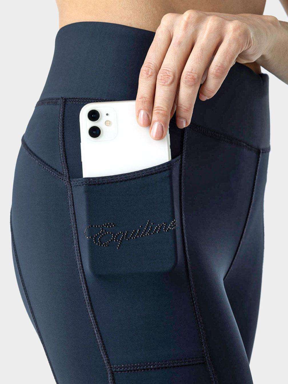 High-Waist-Leggins "Ediekh", Kniegrip Equiline