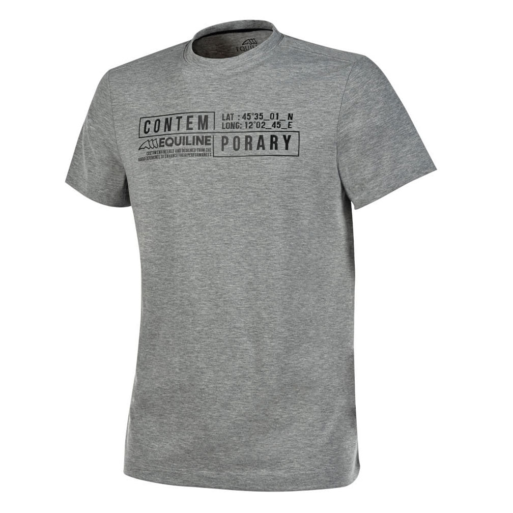 Equiline Herren T-Shirt Cauntec, grey melange Equiline