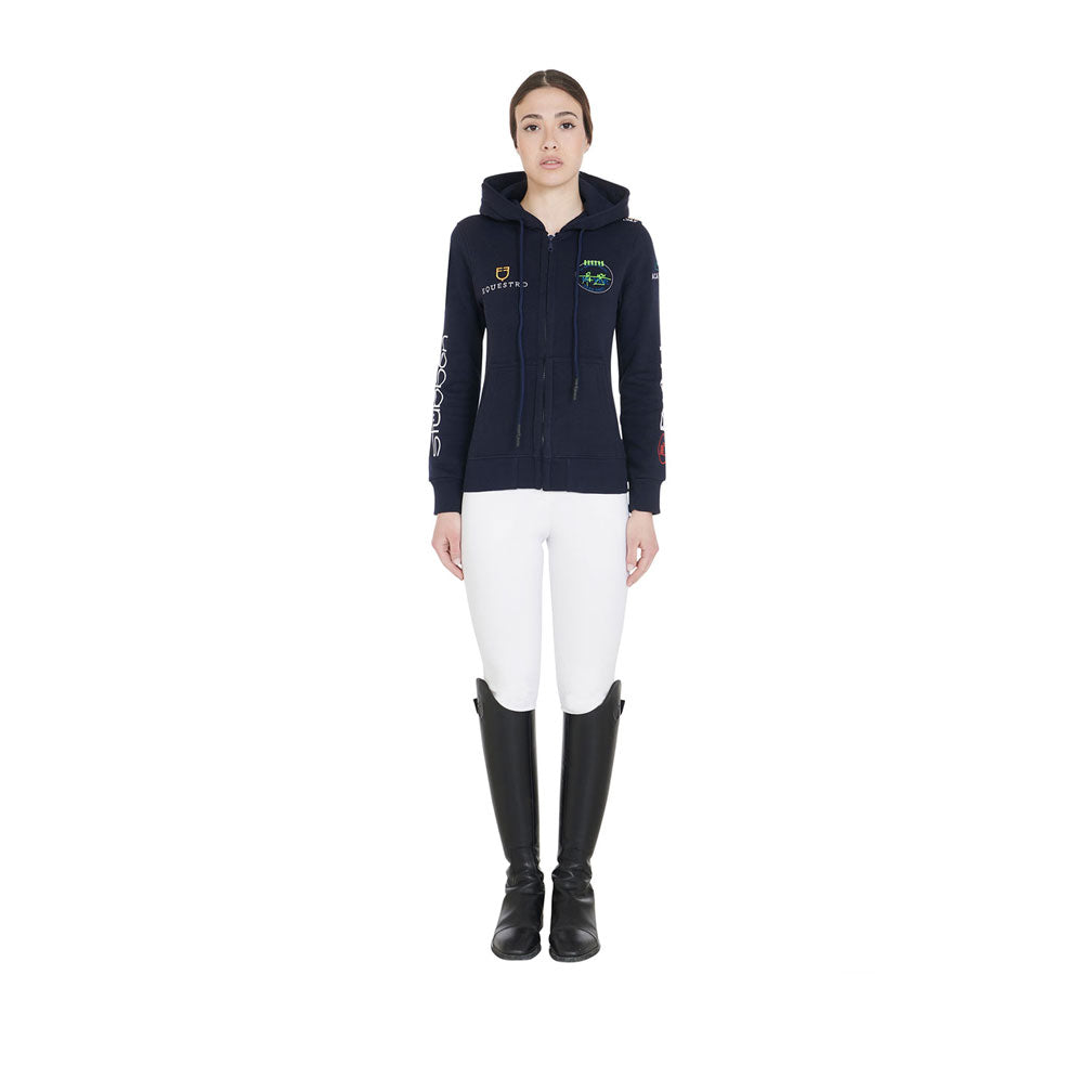 Damen-Multilogo-Sweatshirt Equestro