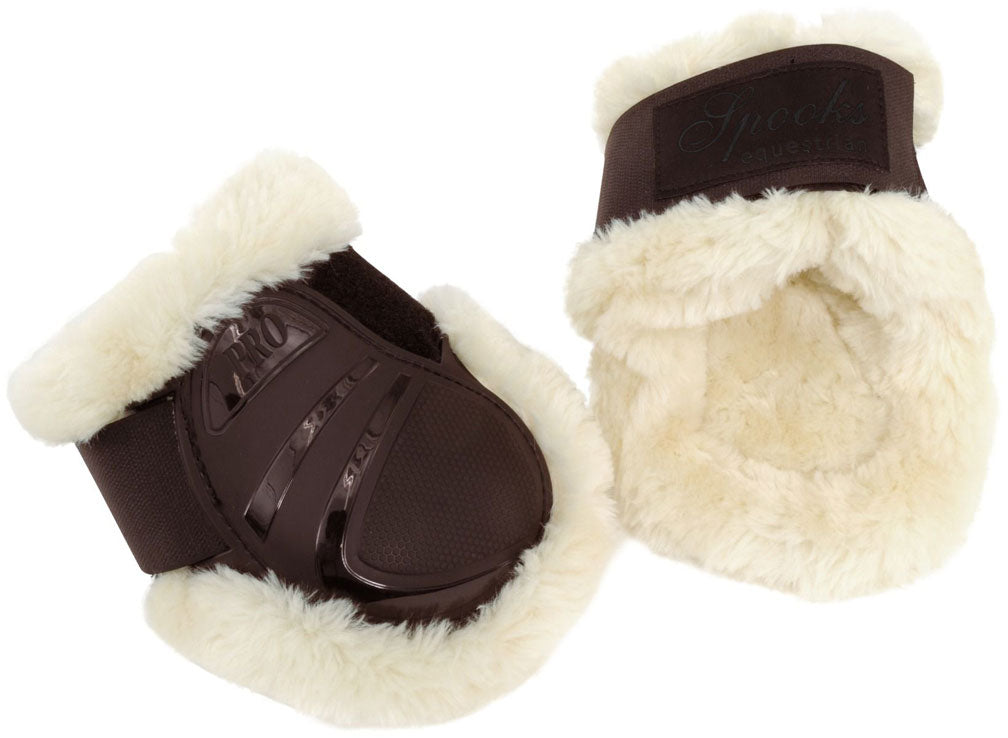 Fetlock Boots Teddy Velcro, WB SPOOKS