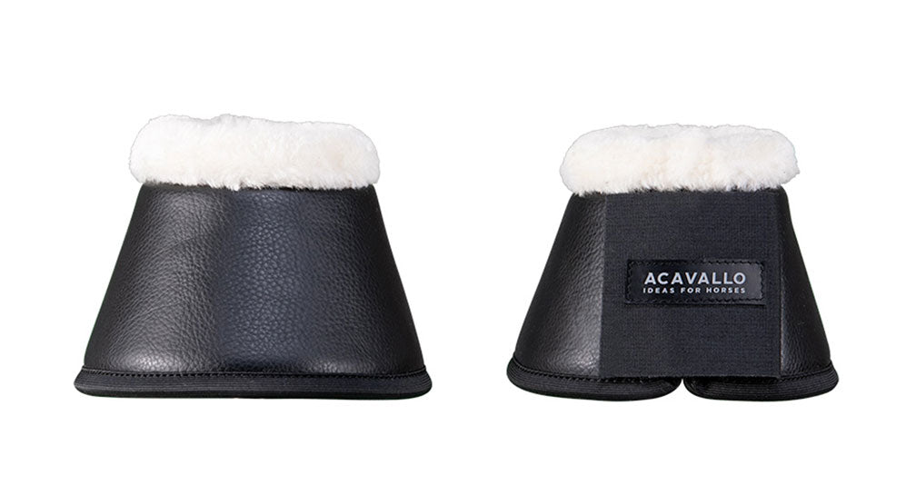 Hufglocken mit Lammfell Acavallo