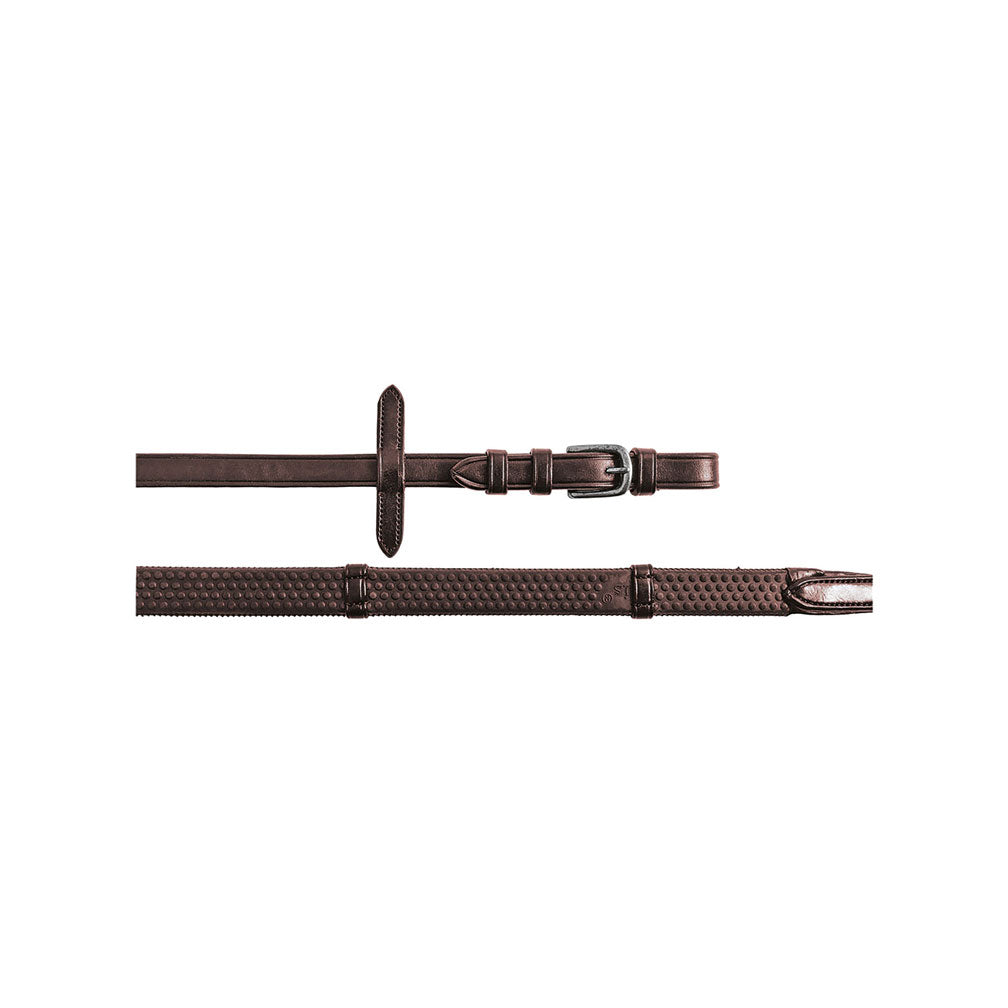 Gummizügel mit Stegen, Silberbeschläge Equestro