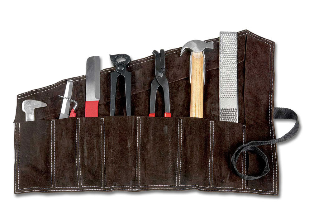 Hufbeschlag-Garnitur im Lederetui Waldhausen