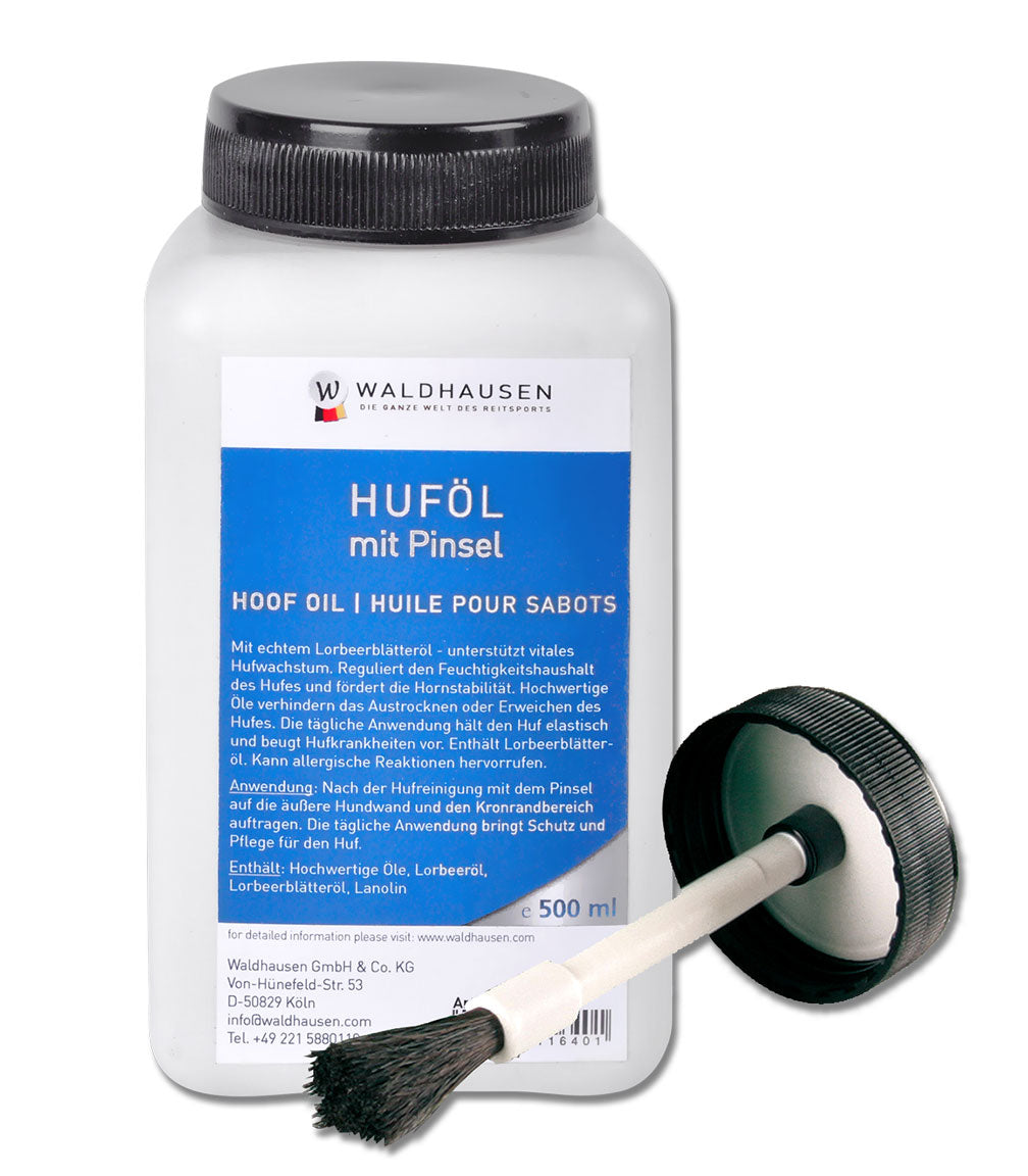 Huföl mit Lorbeeröl, mit Pinsel, 500ml Waldhausen