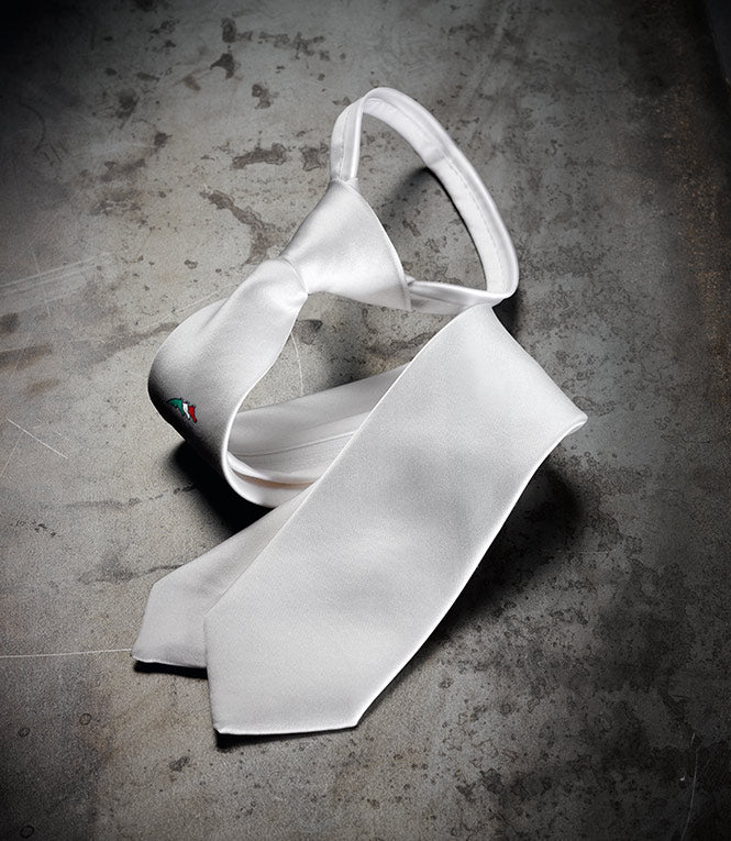 Equiline Krawatte QUICK TIE System - weiss Equiline
