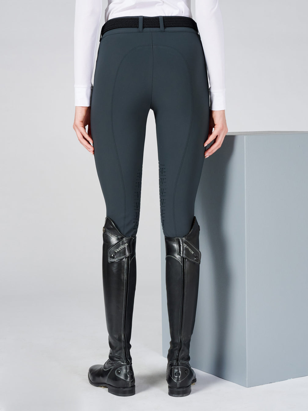 Vestrum Reithosen Knee Grip Le Havre, Safarigrün Vestrum