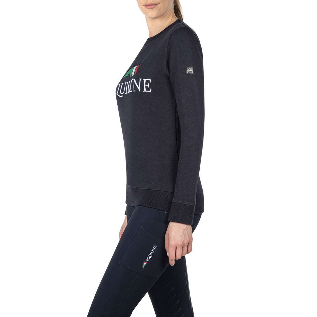 Equiline Damen Pullover Team, Navy Equiline