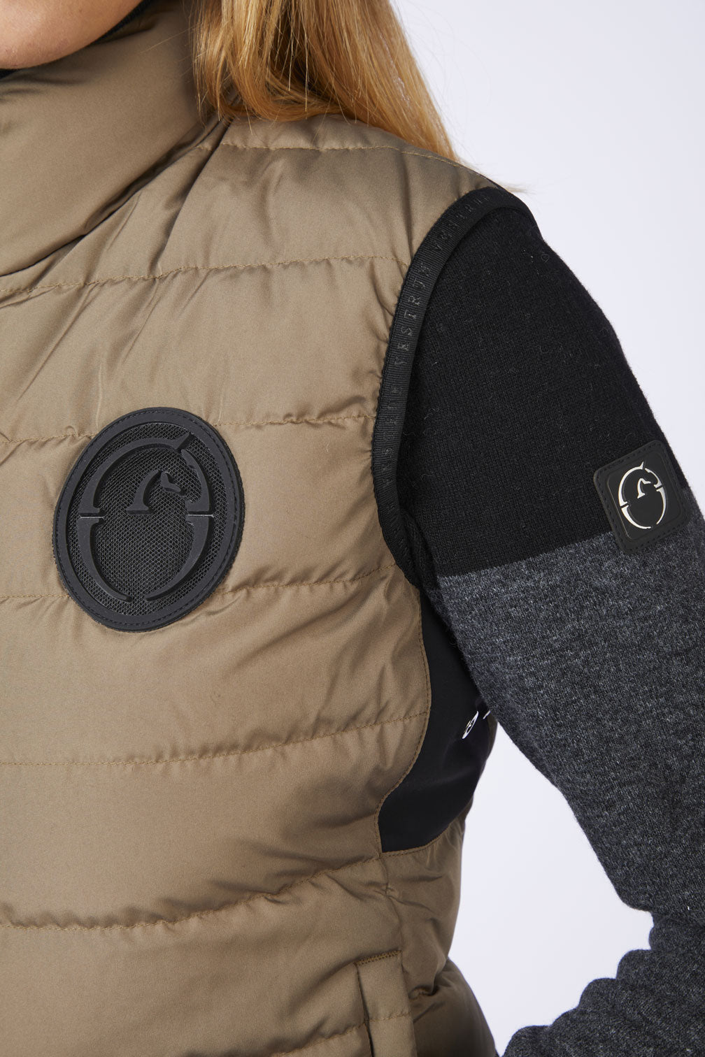 Vestrum Damen-Weste "Pinarella", sand/schwarz Vestrum