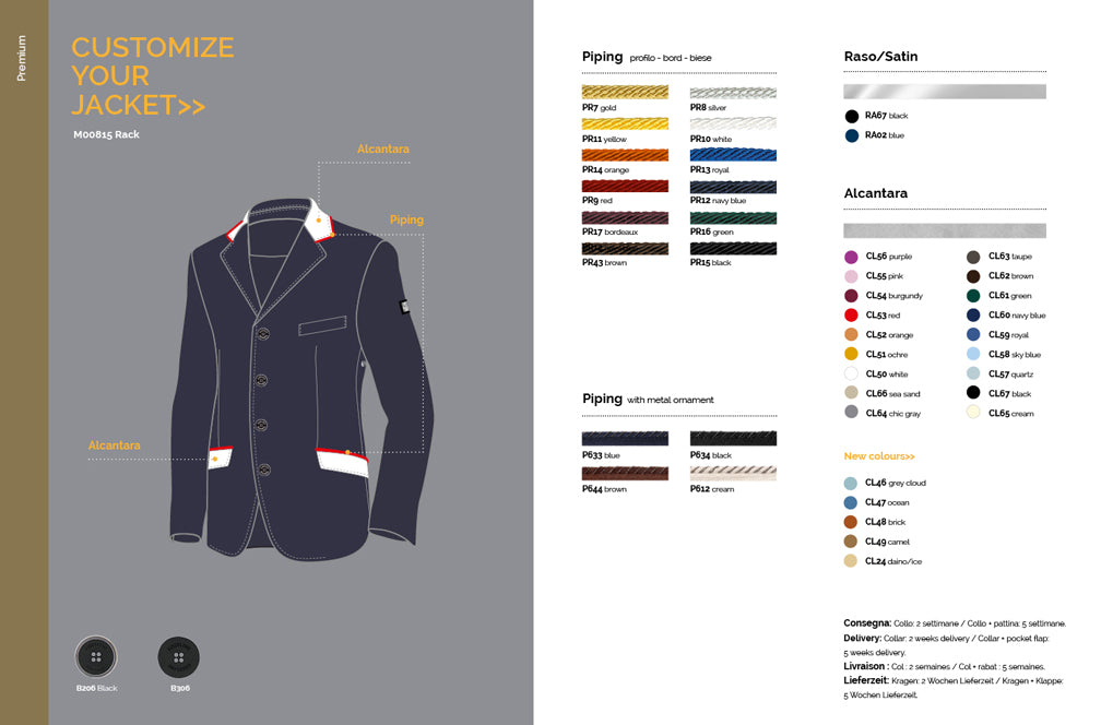 Equiline Herren Turnierjacket Rack Equiline