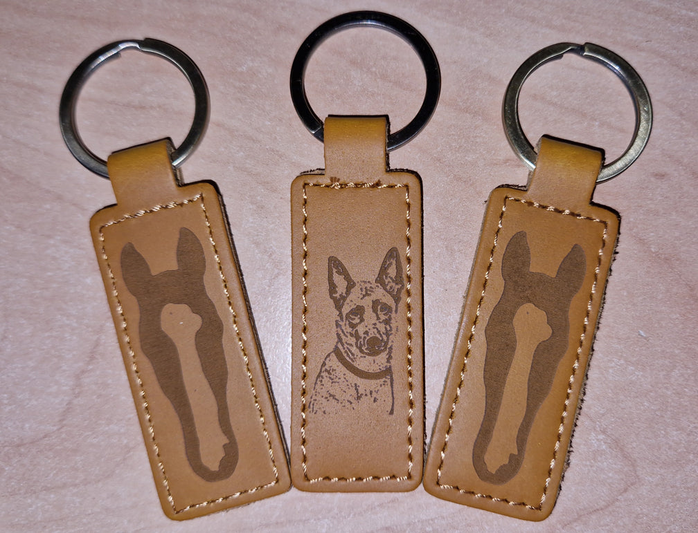 Schlüsselanhänger aus Leder made by joy