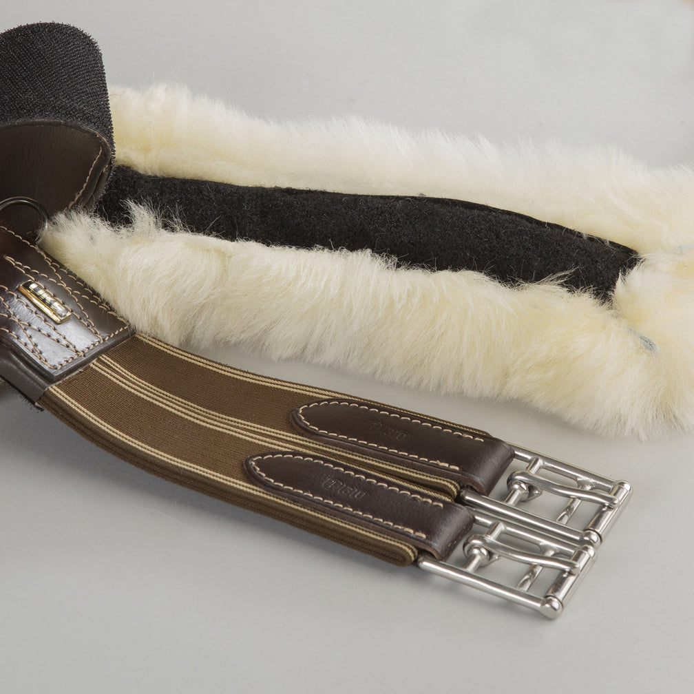 Ledergurte "Alizee" mit Lammfell Equestro