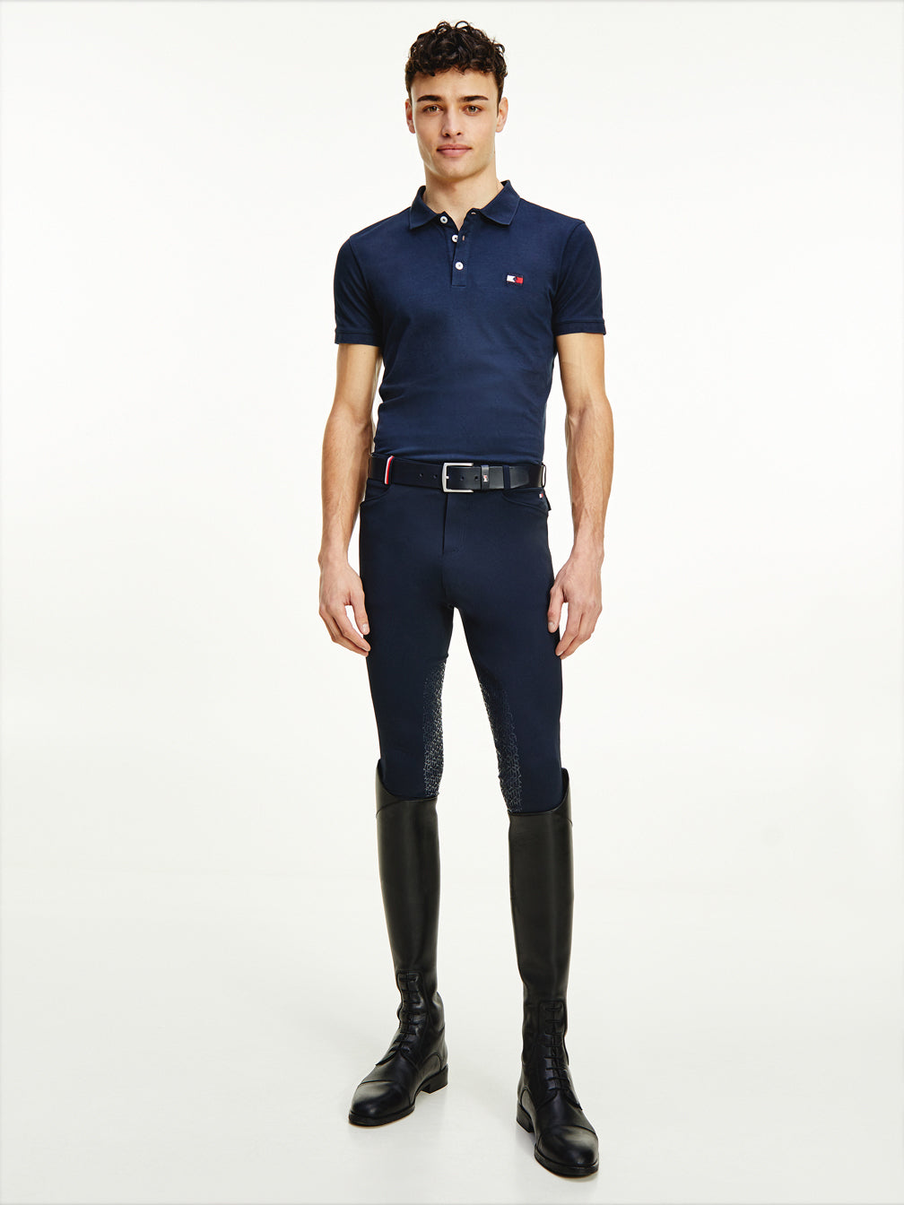 Herren Poloshirt TH Equestrian Statement, Desert Sky Tommy Hilfiger