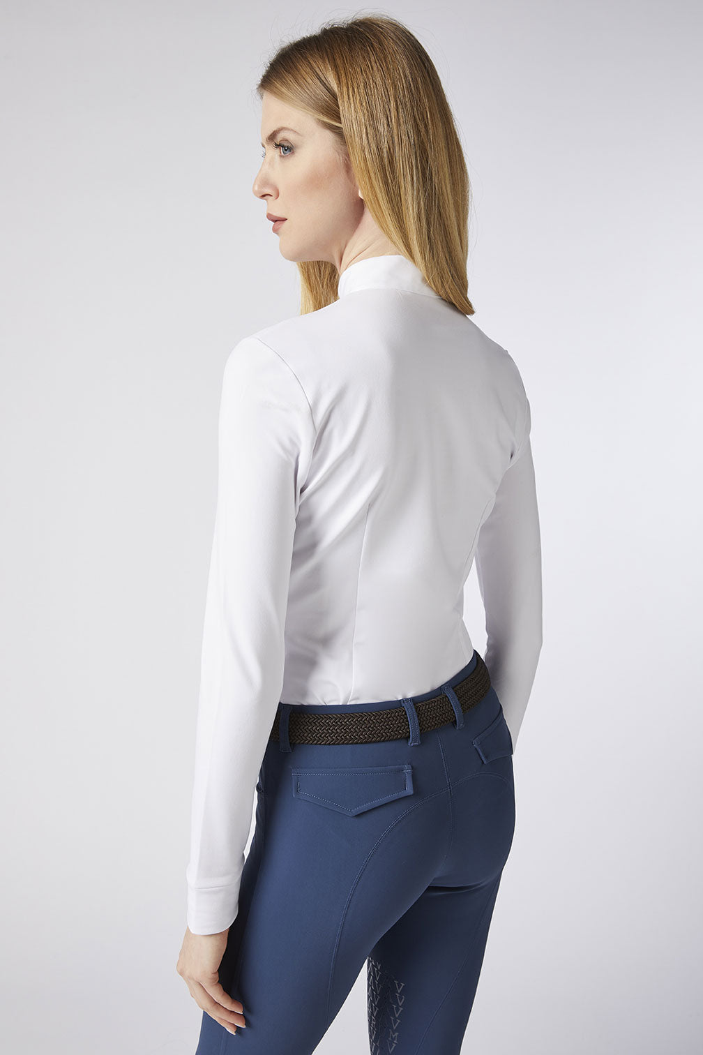 Langarm Thermo-Turniershirt "Tures", weiss Vestrum