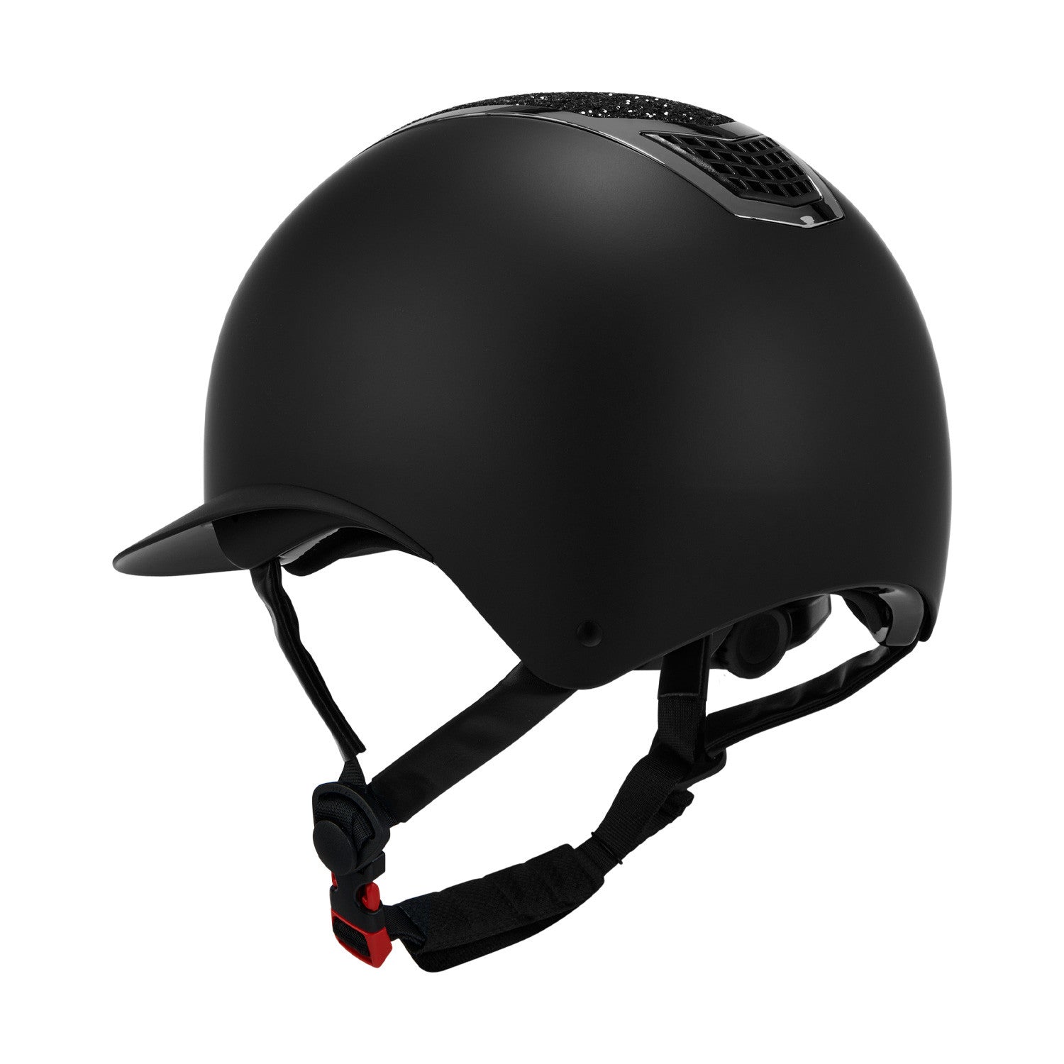 casco ultraleggero con strass "Eclipse Stone Wide Visor"