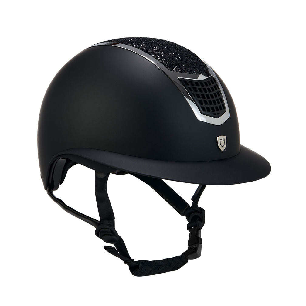 casco ultraleggero con strass "Eclipse Stone Wide Visor"