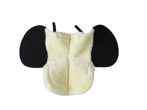 Satteldecke mit echtem Lammfell - Full Pad