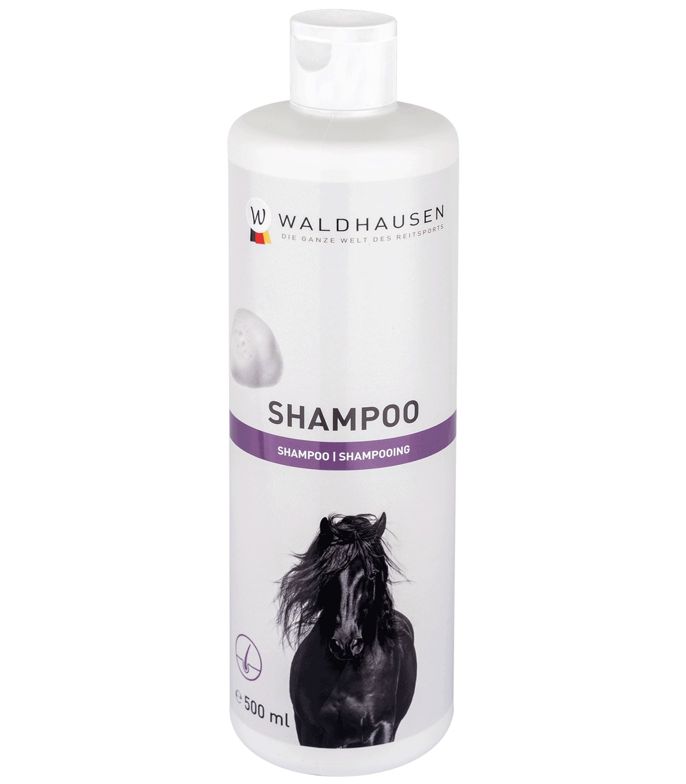 Shampoo per cavalli al ribes nero, 500 ml