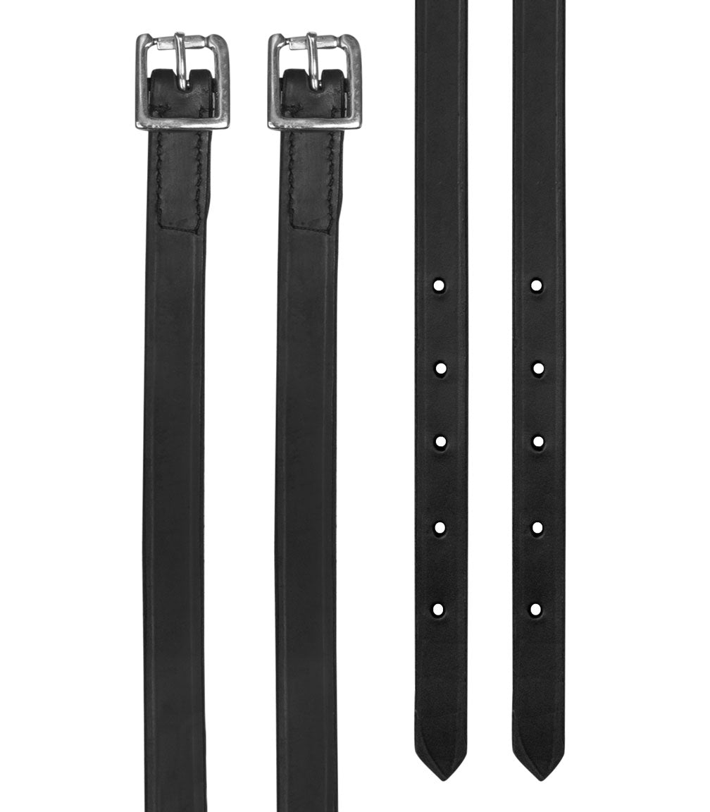 Star Leder Sporenriemen, schwarz