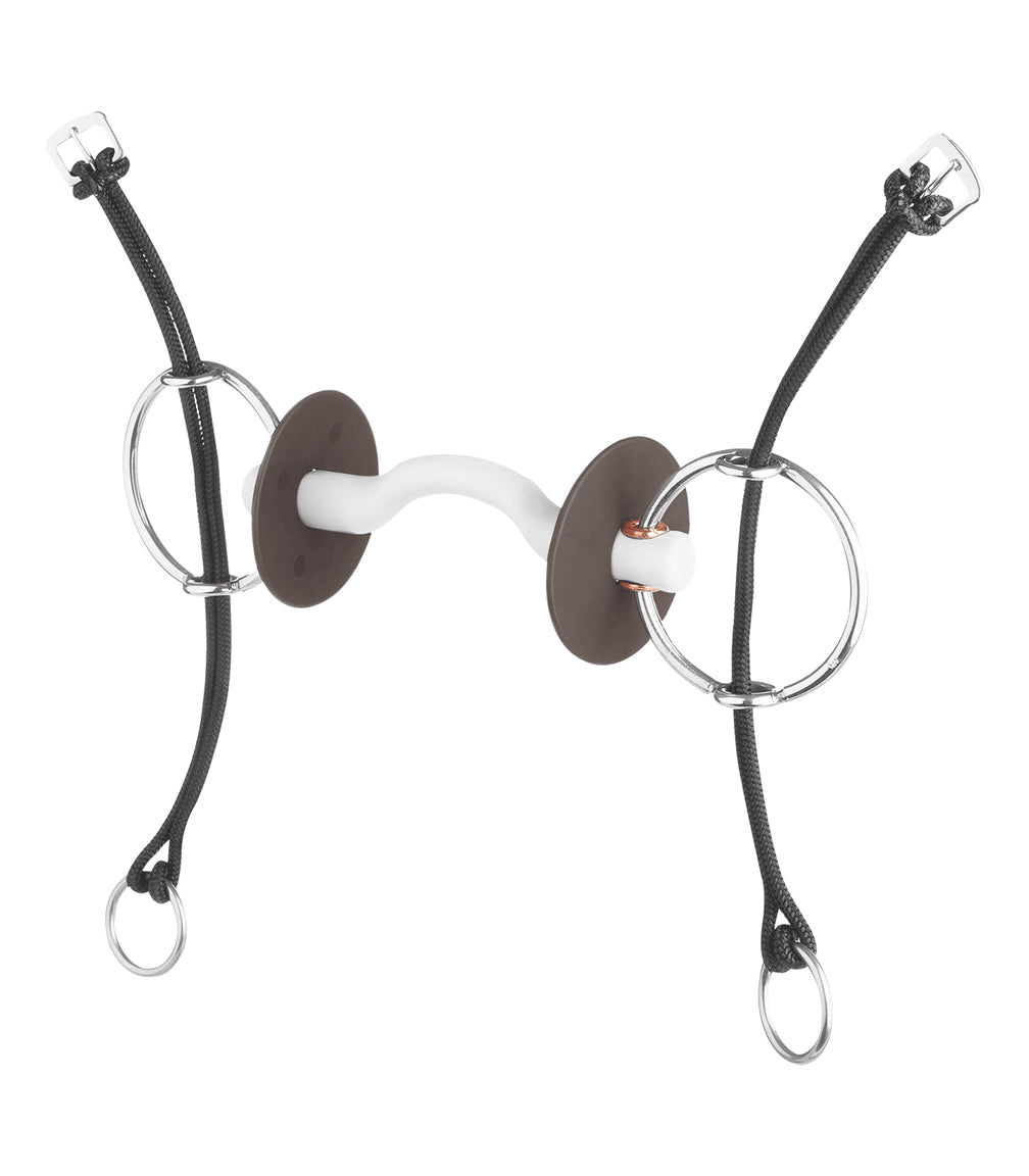 beris Aufziehtrense mit Zungenbogenstange beris