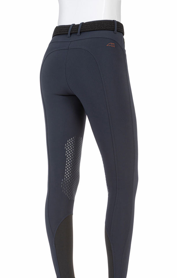 Equiline Damen Winterreithose "Caleitek", Kneegrip, navy Equiline