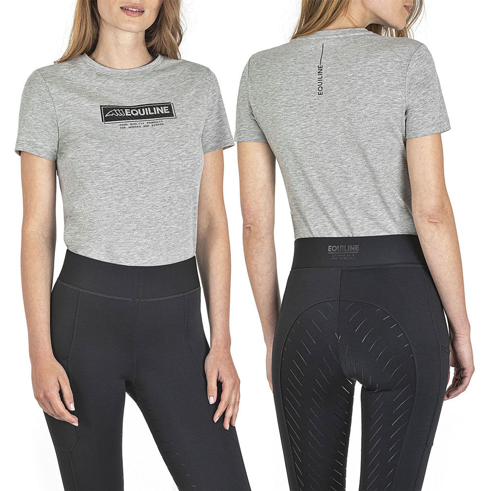 Equiline Damen T-Shirt Chynac, grey melange Equiline