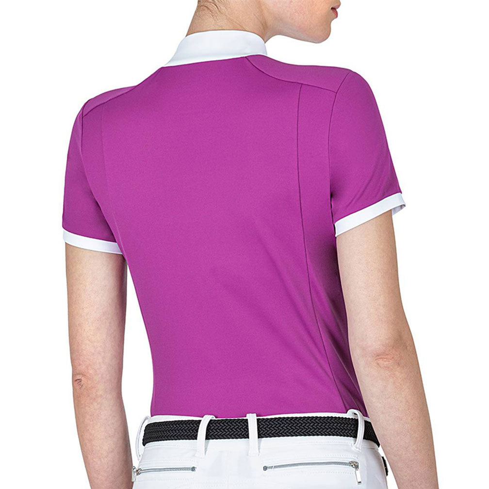 Damen Turniershirt "Cynac", violett Equiline