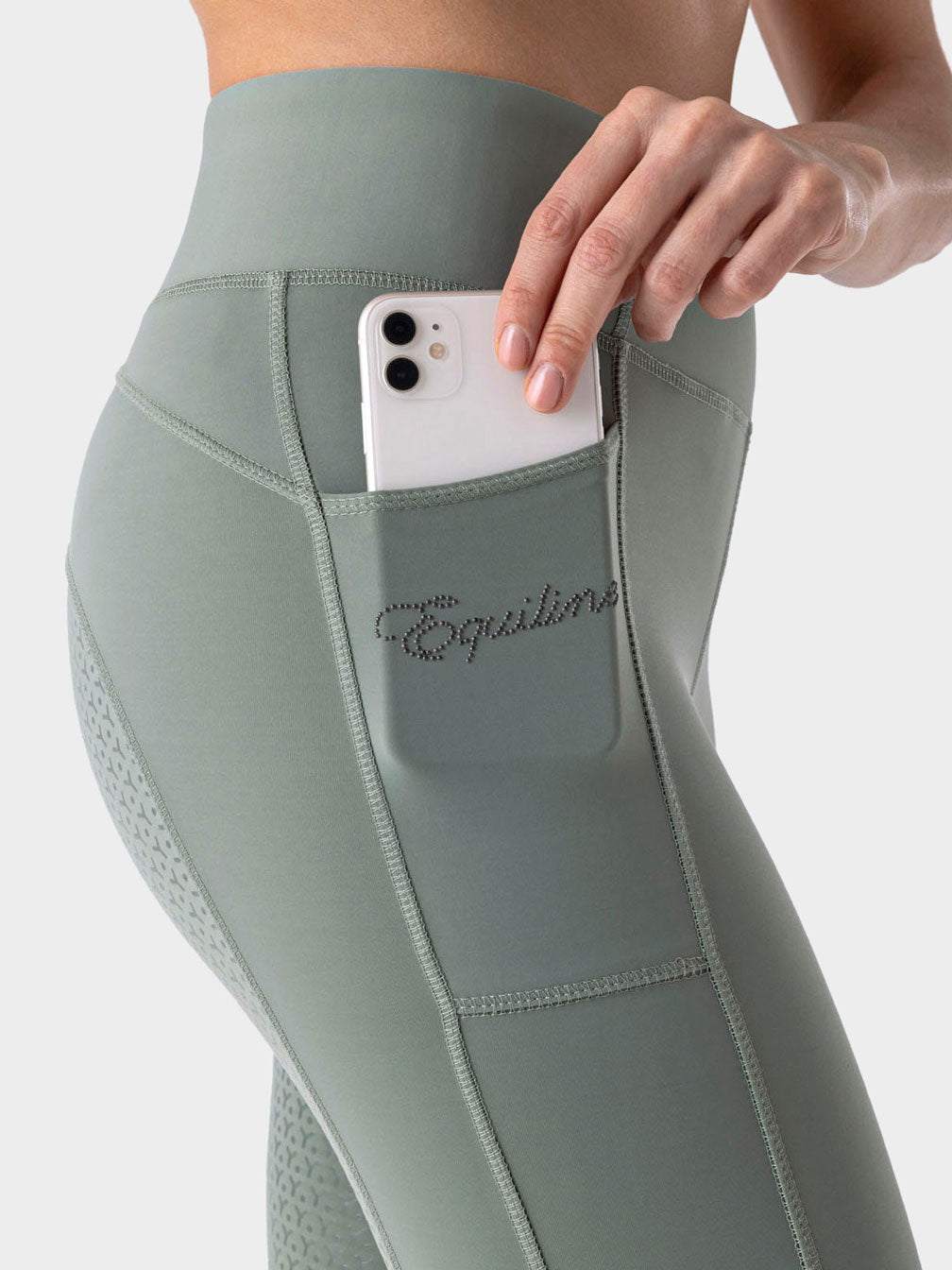 High-Waist-Leggins "Ediefh", Vollgrip Equiline