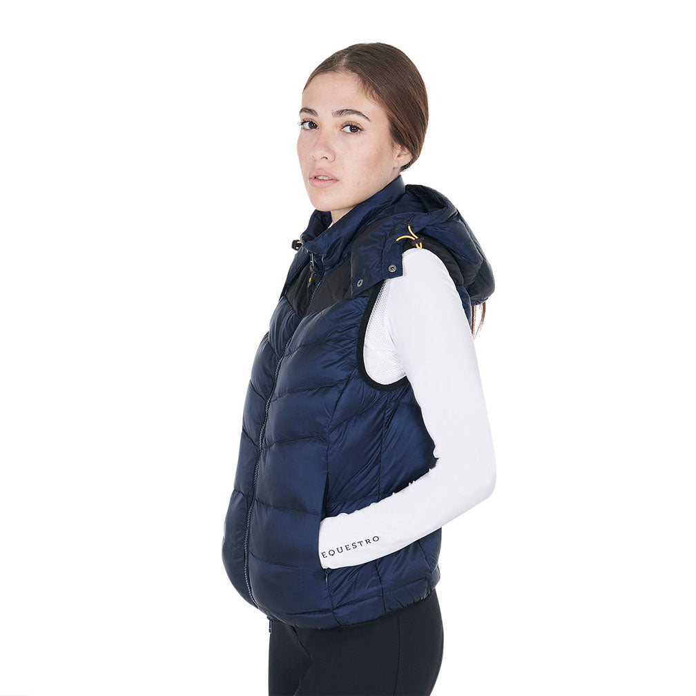 Damenweste mit abnehmbarer Kapuze Equestro