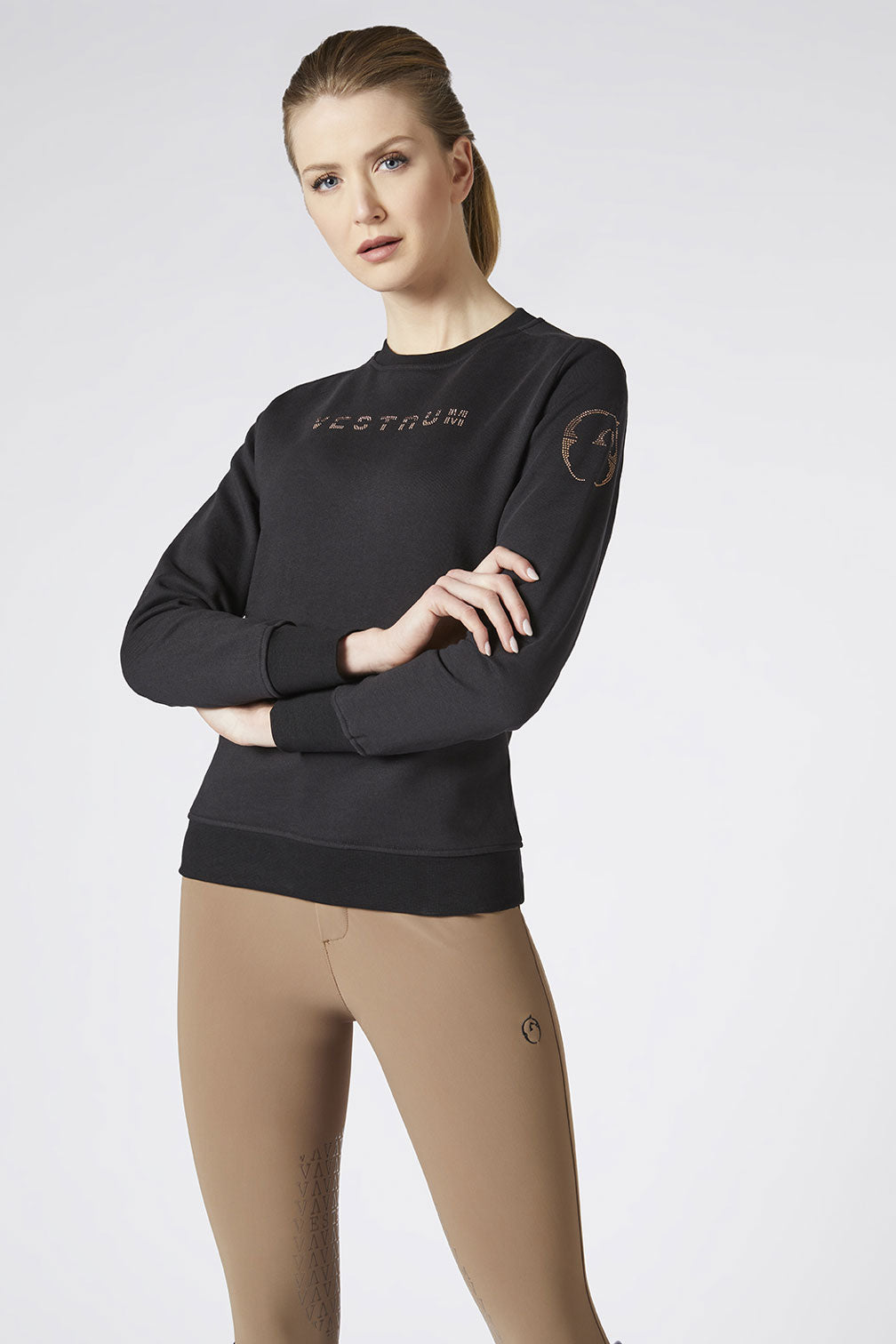 Damen Pullover "Fanano", schwarz Vestrum