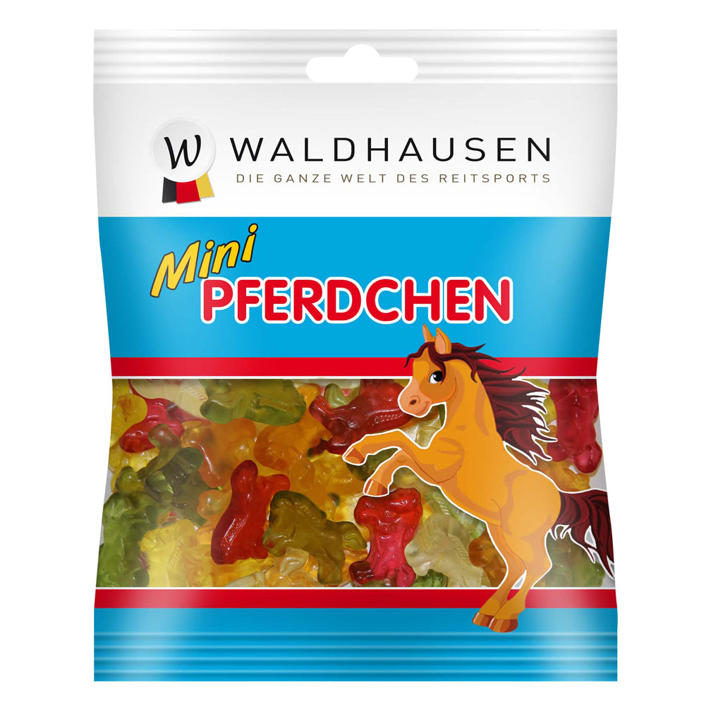 Fruchtgummis Mini Pferdchen, 100g Waldhausen