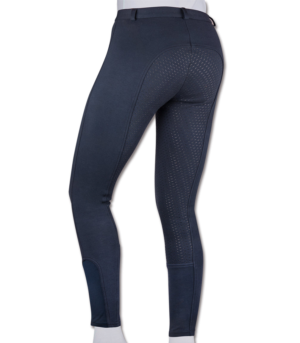 Reithose Fun Sport Silikon, Kinder, Vollgrip Waldhausen