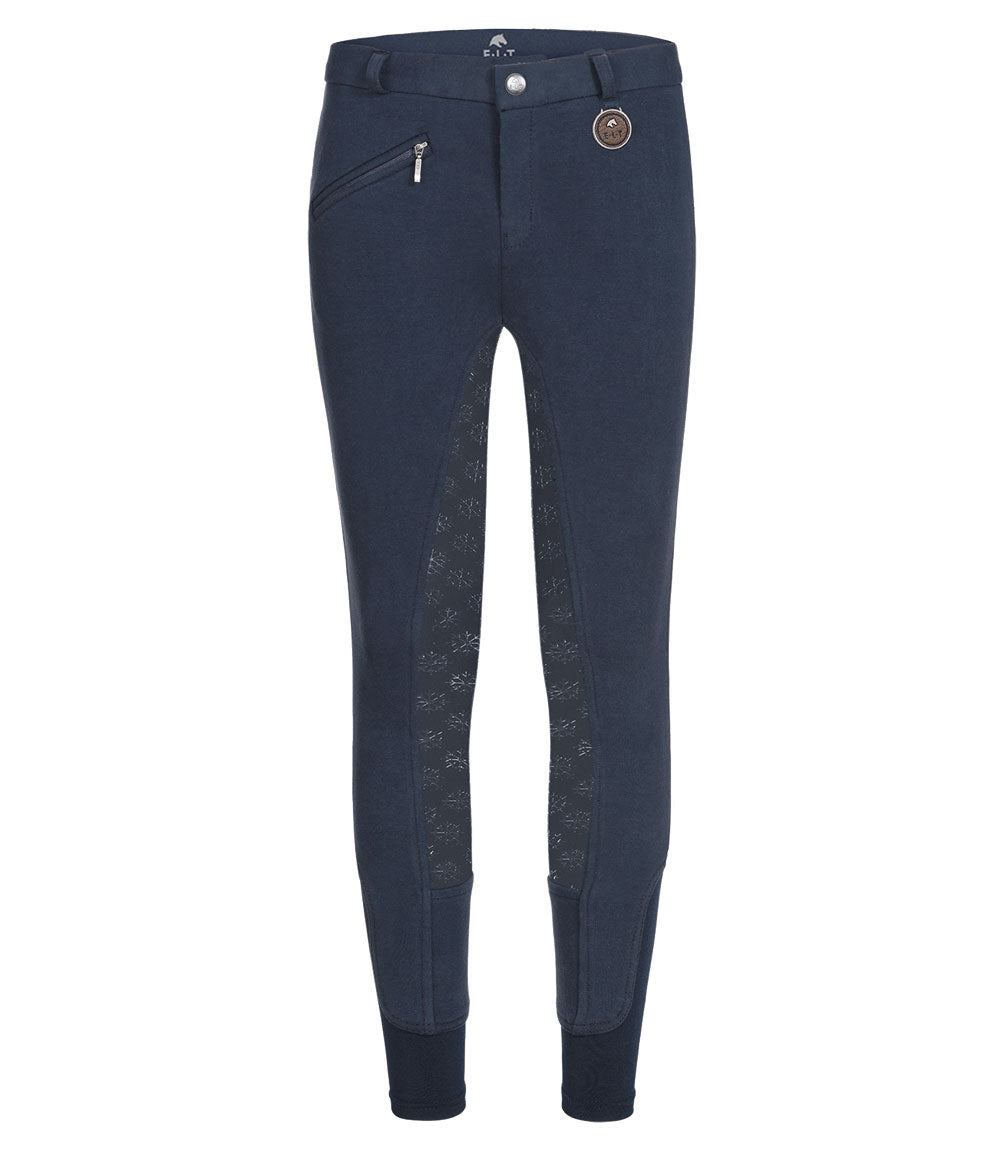 Thermo-Reithose Fun Sport Silikon Kids, navy Waldhausen
