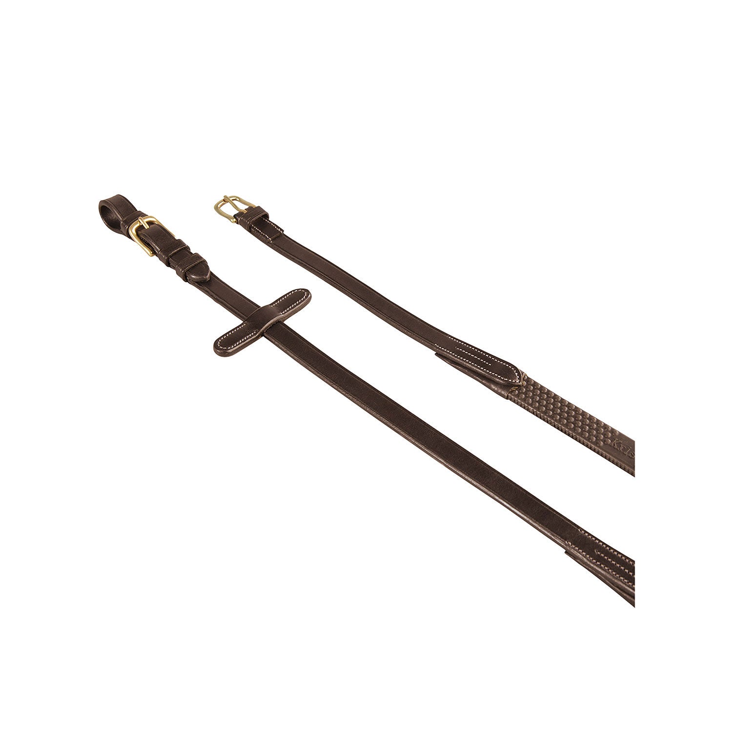 Gummizügel, Messingbeschläge Equestro