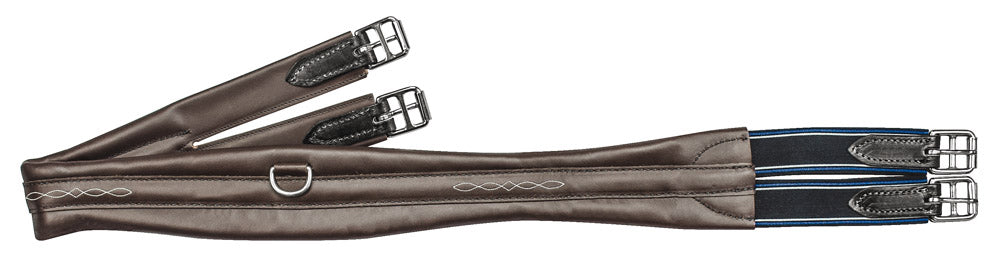 Leder-Sattelgurte, schwarz Stübben