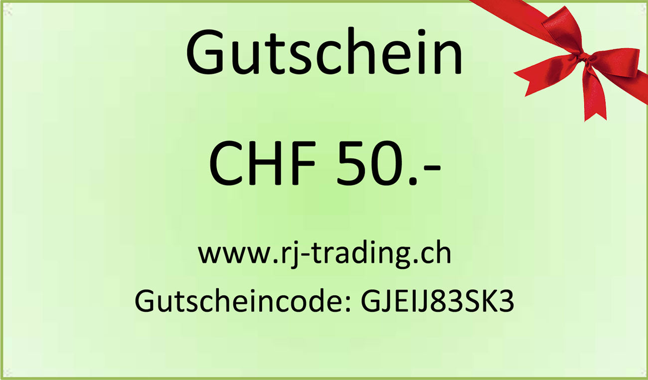 Geschenkgutschein RJ Trading