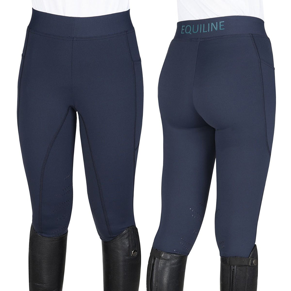 Equiline Reitleggins Cailin, Kniegrip, navy Equiline