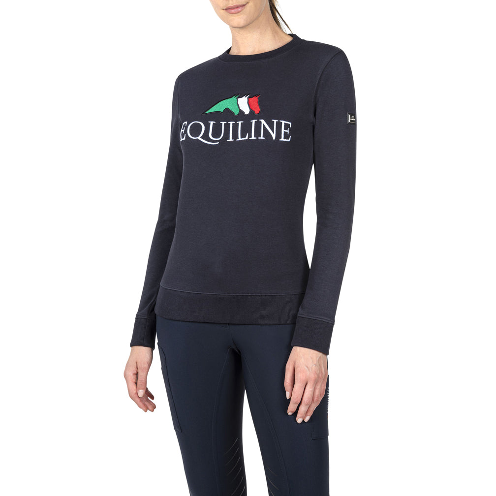 Equiline Damen Pullover Team, Navy Equiline