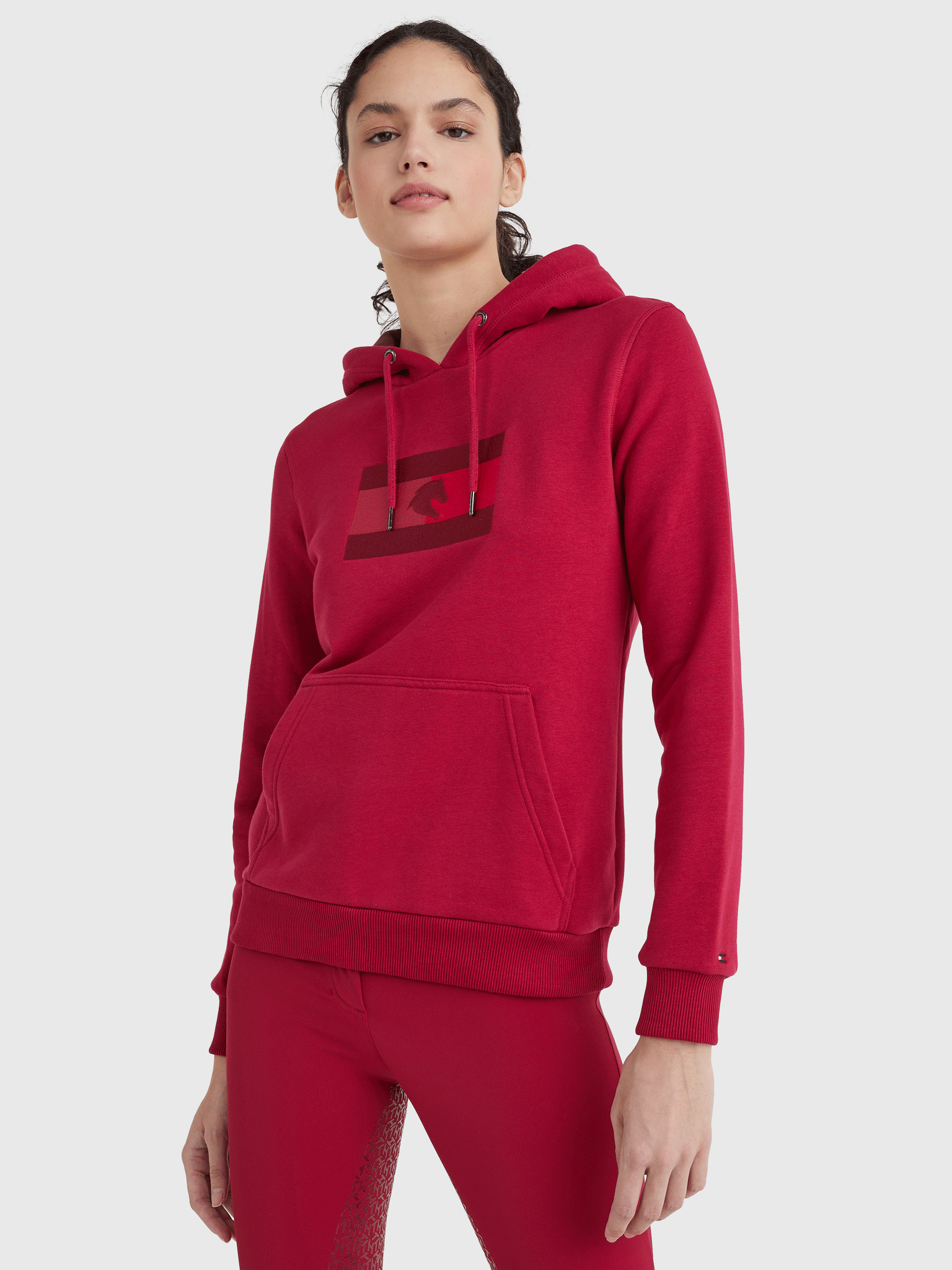 Hoodie mit Logo Applikation Style Tommy Hilfiger