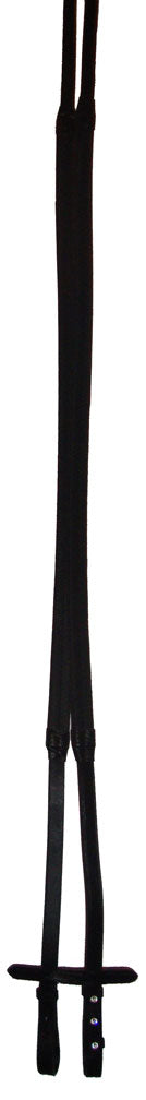 Gummizügel mit Swarovski-Steinen No Name